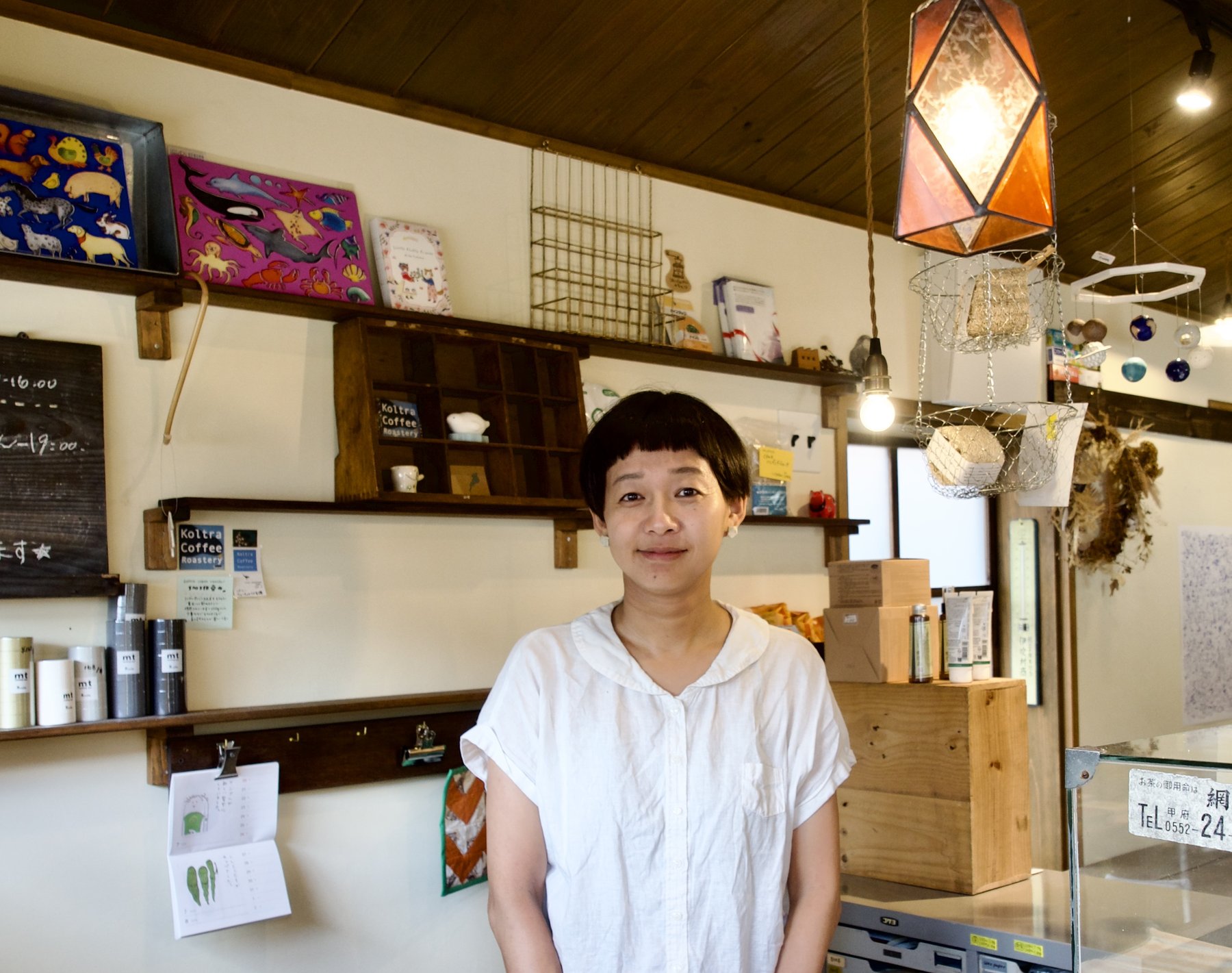 店主の岡田友美さん